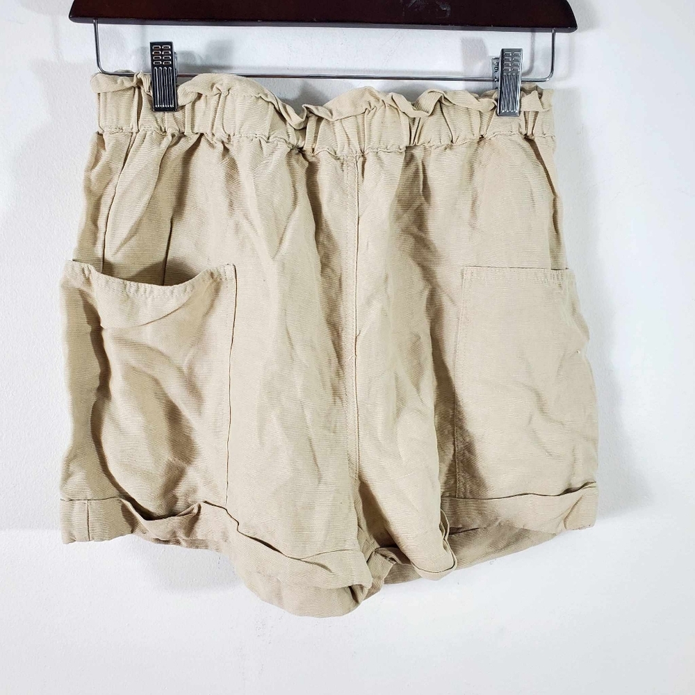 ARITZIA-WILFRED Free Allegra Short Cream Linen Blend Size M - Picture 2 of 14